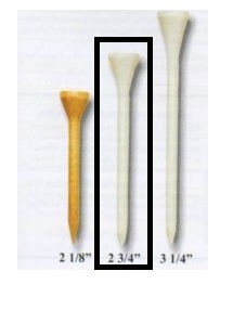 Golf Tees 2 3/4" (10K per box) Golf Tees 2 3/4" (10K per box)