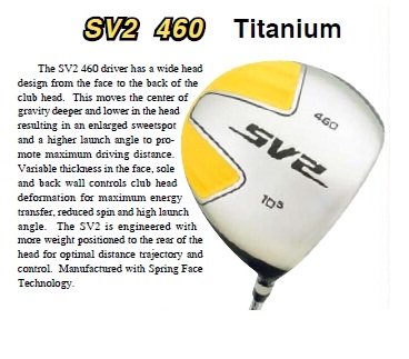 SV2 460 Titanium Golf Heads SV2 460 Titanium Golf Heads