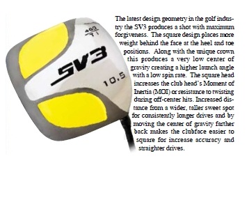 SV3 Golf Head - LEFT HAND SV3 Golf Head - LEFT HAND